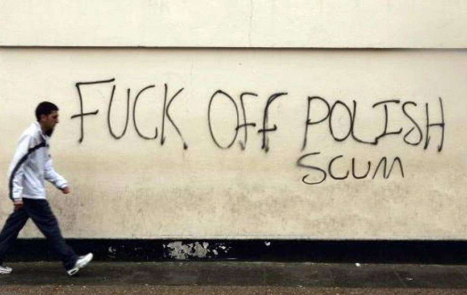 F**k off Polish scum