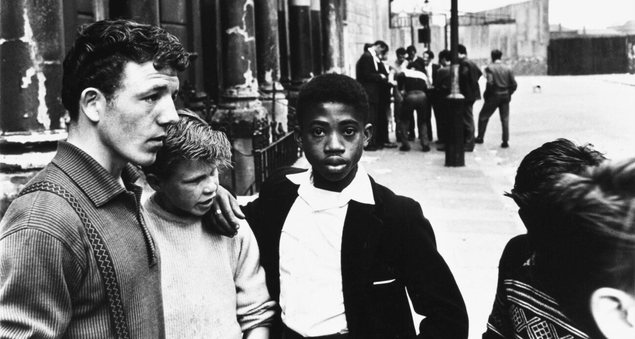 Inter-racial mix of young teens